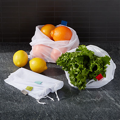 View Mesh Produce Bags, Set of 5 details