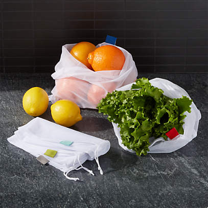 Mesh Produce Bags, Set of 5