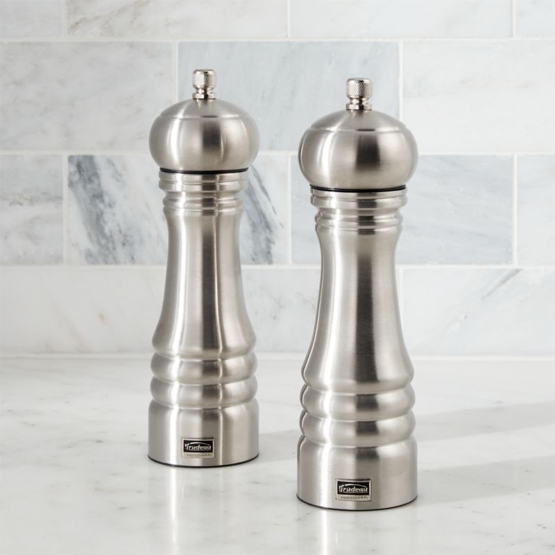 Crate&Barrel OXO ® Salt and Pepper Grinder Set