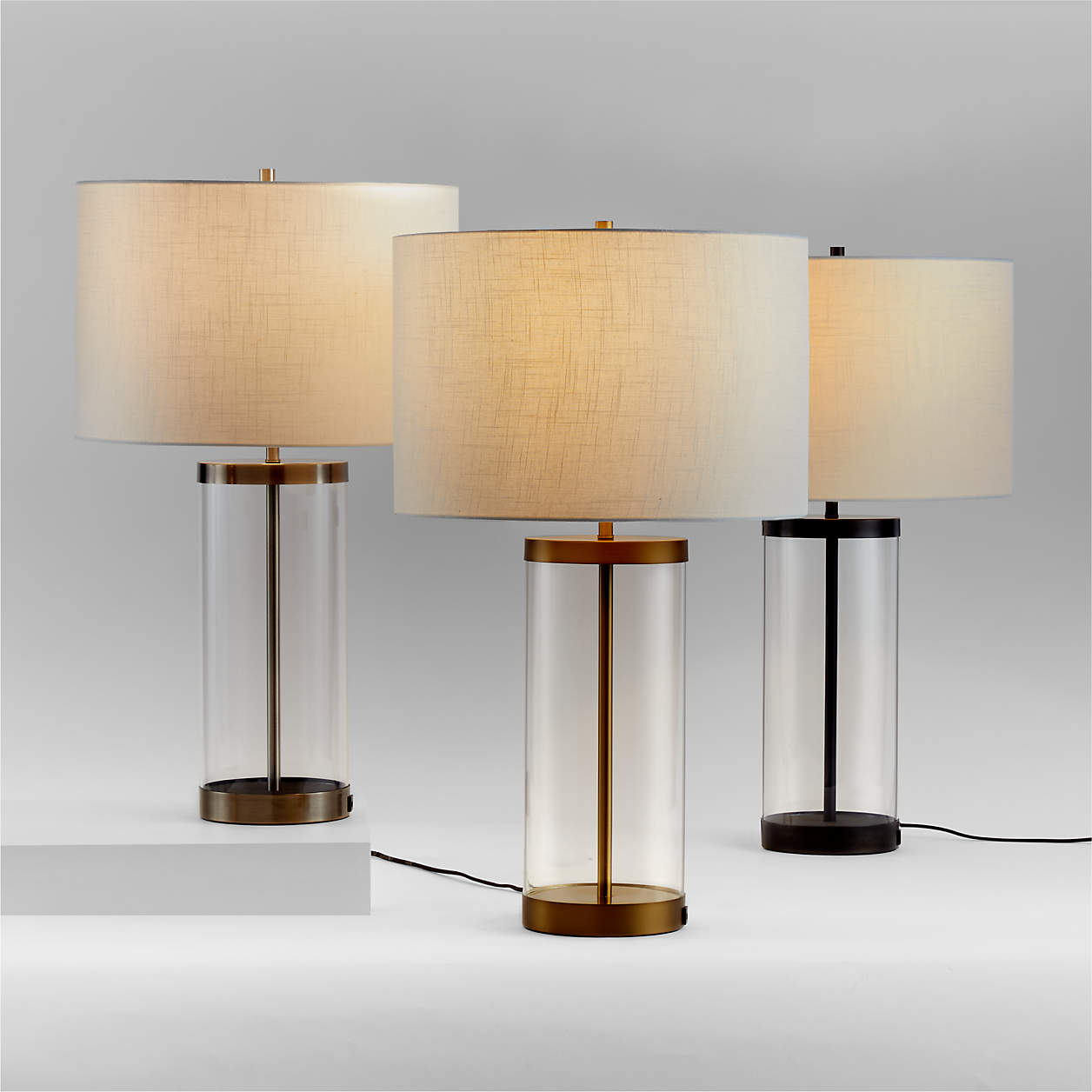 Promenade Table Lamp with USB Port Crate & Barrel
