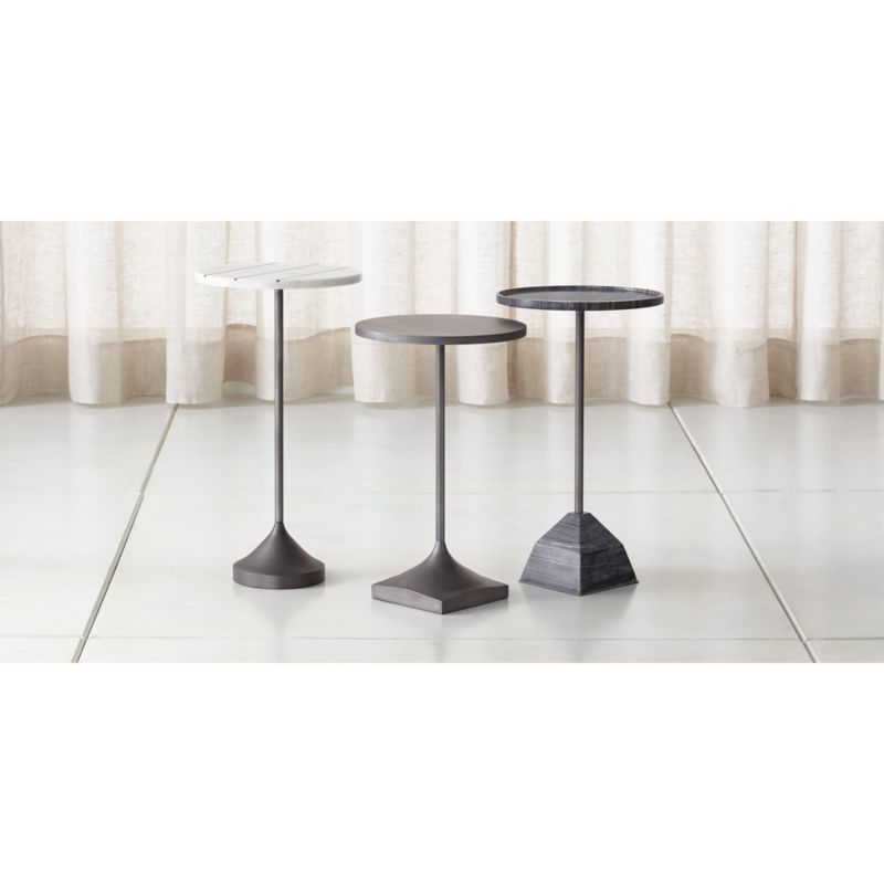 Prost Medium Marble Round Drink Table - image 6 of 10