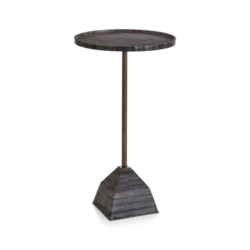 Prost Medium Marble Round Drink Table - image 9 of 10