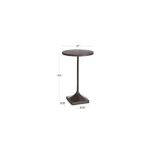 Prost Small Metal Round Drink Table