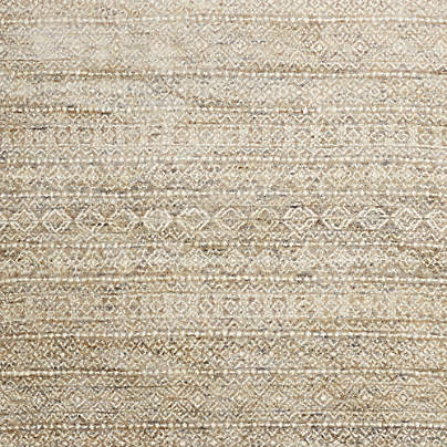 Provence Jute and Wool Hand-Knotted Grey Area Rug 9'x12'