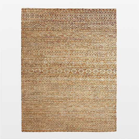 Provence Jute and Wool Hand-Knotted Taupe Brown Area Rug