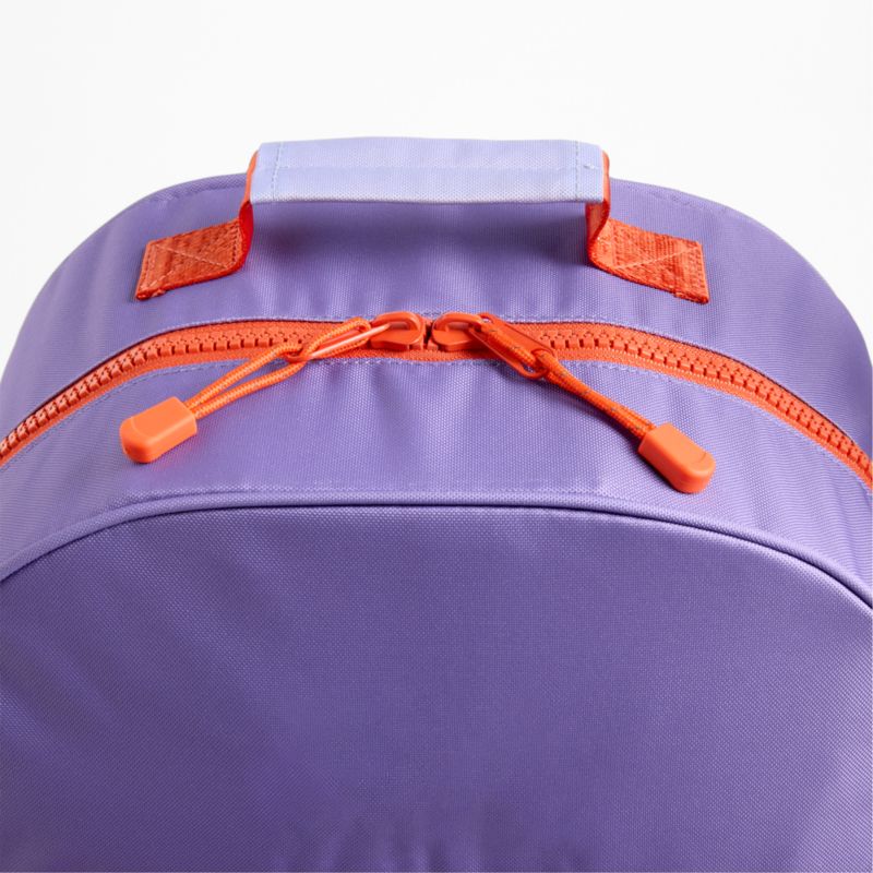 Purple Colorblock Large Kids Backpack with Side Pockets - image 5 of 10