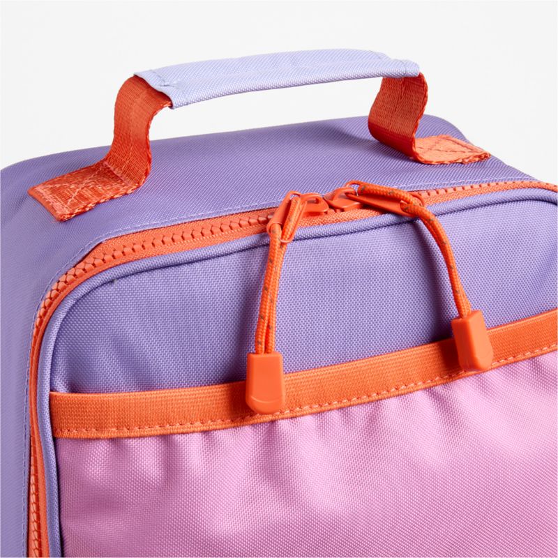 Purple Colorblock Standard Soft Insulated Kids Lunch Box - image 5 of 8