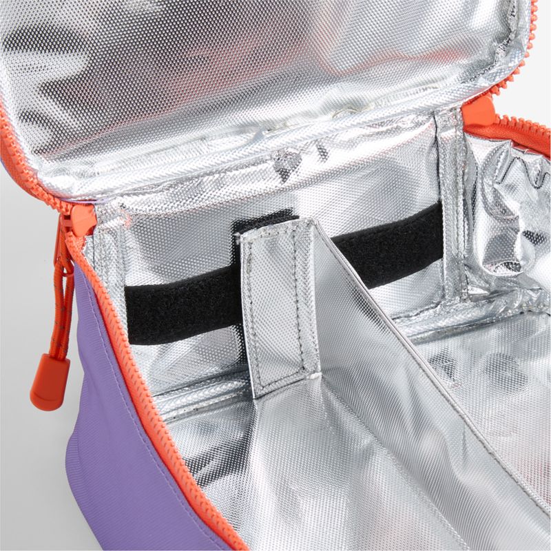 Purple Colorblock Standard Soft Insulated Kids Lunch Box - image 6 of 8