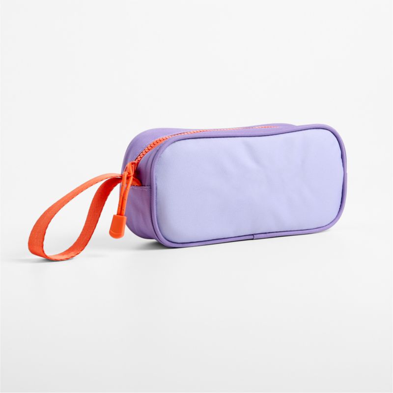 Purple Colorblock Soft Kids Pencil Case - image 3 of 6