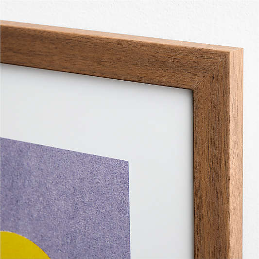 Purple Love, All Walnut Framed Wall Art Print by Venus Williams