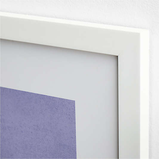 Purple Match Ready White Framed Wall Art Print by Venus Williams
