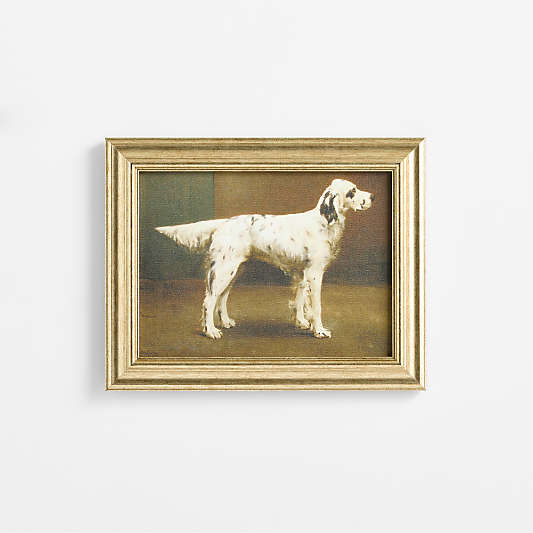 "Portrait of A Dog" 11" x 14" Framed Wall Art Print