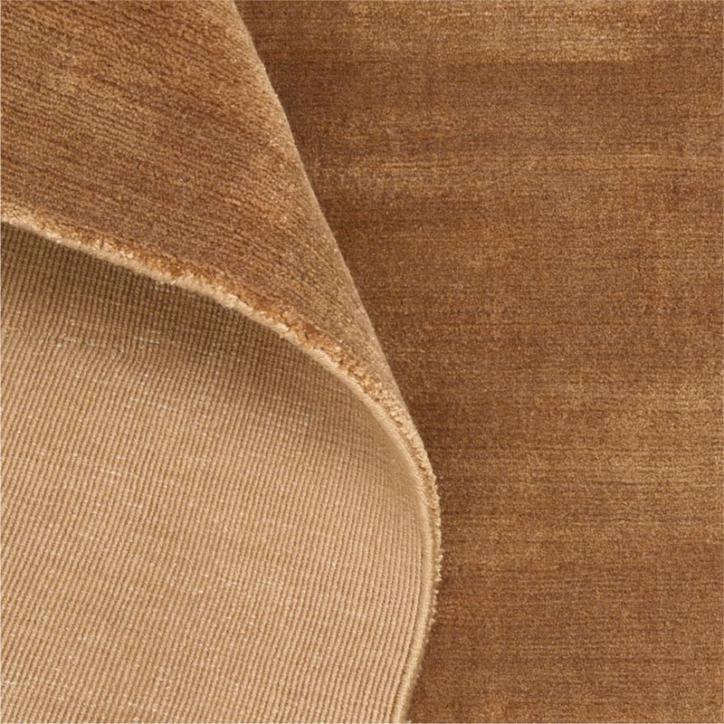 Portraits Performance Chestnut Brown Handwoven Area Rug 8'x10' by Laura Harrier and Tiffany Howell - image 1 of 5