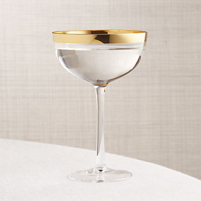View Pryce Gold 8-Oz. Coupe Glass details