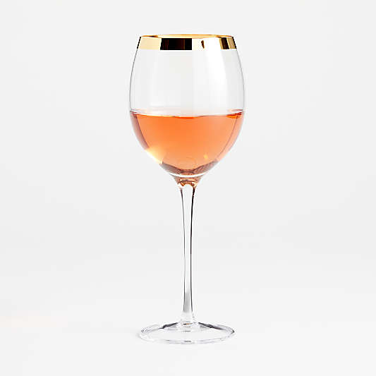 Pryce Gold Red Wine Glass