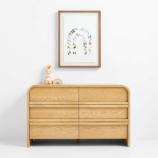 Patchwork Rainbow by Gemma Koomen Framed Wall Art Print