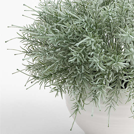 Potted Faux Rosemary Plant 11"