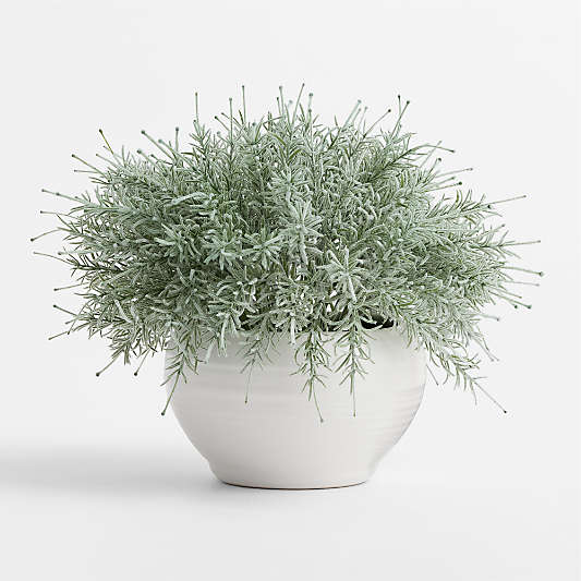 Potted Faux Rosemary Plant 11"