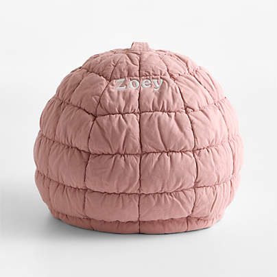 Orchid Rose Small 30" Puffy Kids Bean Bag Chair Cover