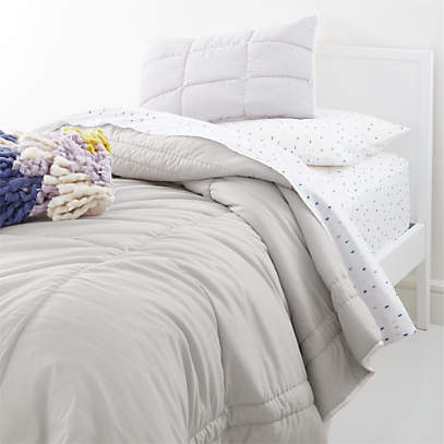 grey bedding kids