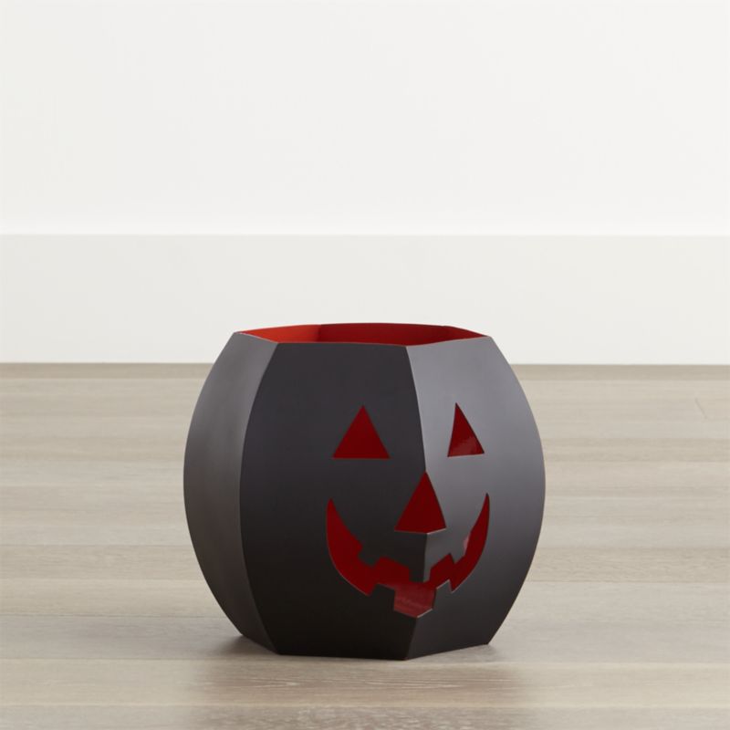 Viewing product image Small Pumpkin Halloween Lantern - image 1 of 12