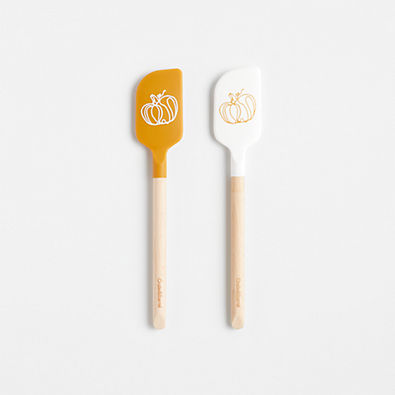 View Pumpkin Mini Spatulas, Set of 2 details