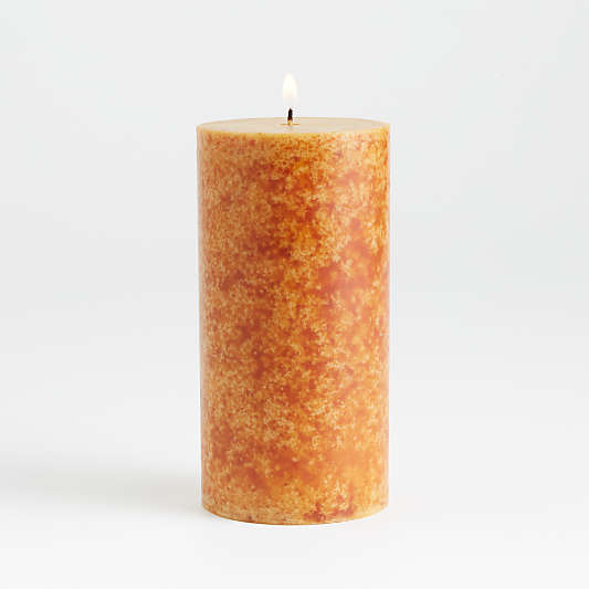 Pumpkin Color Candle 3X6