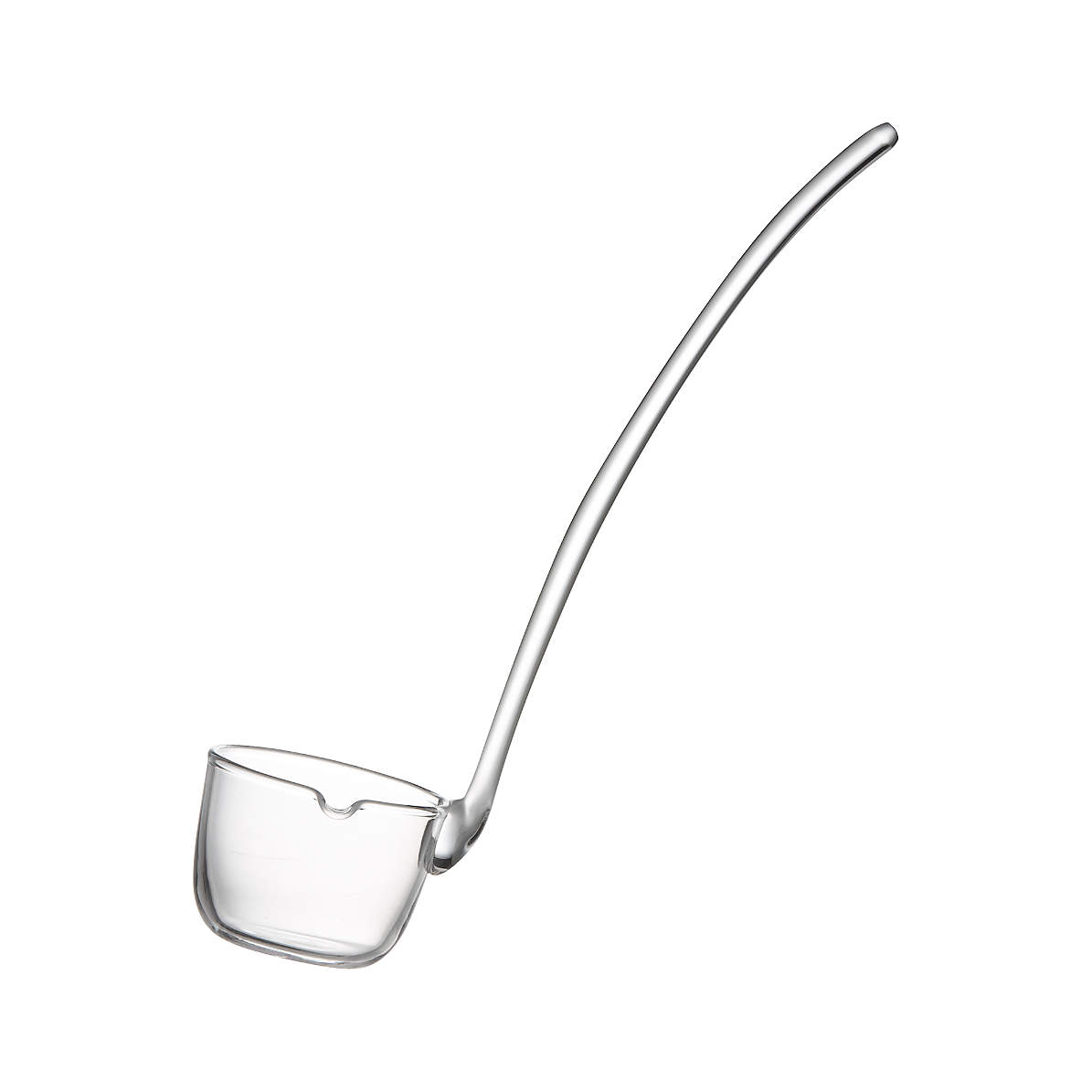 Clear Glass 13 1/2 Punch Bowl Ladle With Pour Spout and Flat Bottom and  Hanging Hook FREE SHIP B 