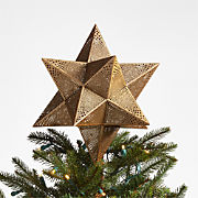 Punched Star Christmas Tree Topper
