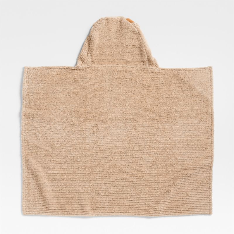 Puppy Prairie Beige Organic Cotton Hooded Baby Towel - image 4 of 7