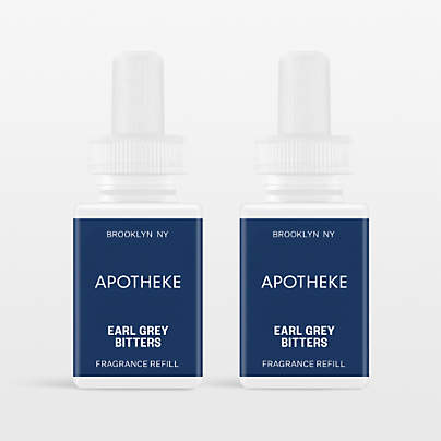 Apotheke Earl Grey Bitters Pura Refill, Set of 2