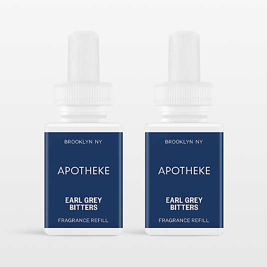 Apotheke Earl Grey Bitters Pura Refill, Set of 2