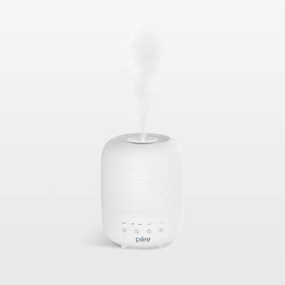 Pure Enrichment HUME Sense Top-Fill Humidifier with Auto Mode Humidity Sensor + Reviews | Crate & Barrel