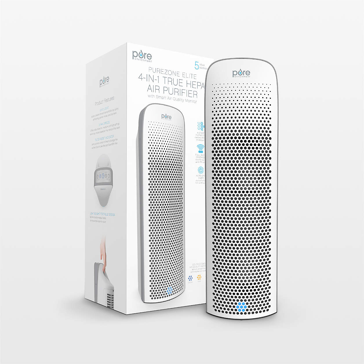 Pure Enrichment PureZone Elite 4in1 True HEPA Air Purifier + Reviews