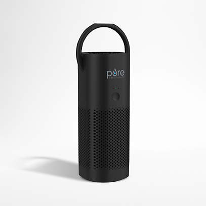 Pure Enrichment Mini Black Portable Air Purifier + Reviews | Crate & Barrel