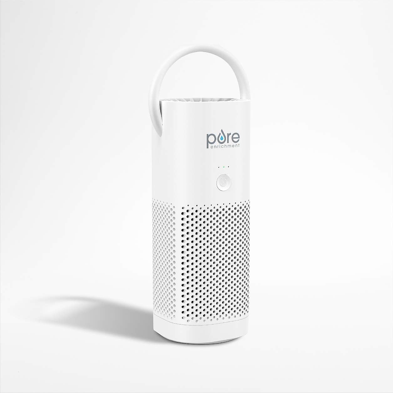 Pure Enrichment Mini White Portable Air Purifier + Reviews Crate & Barrel