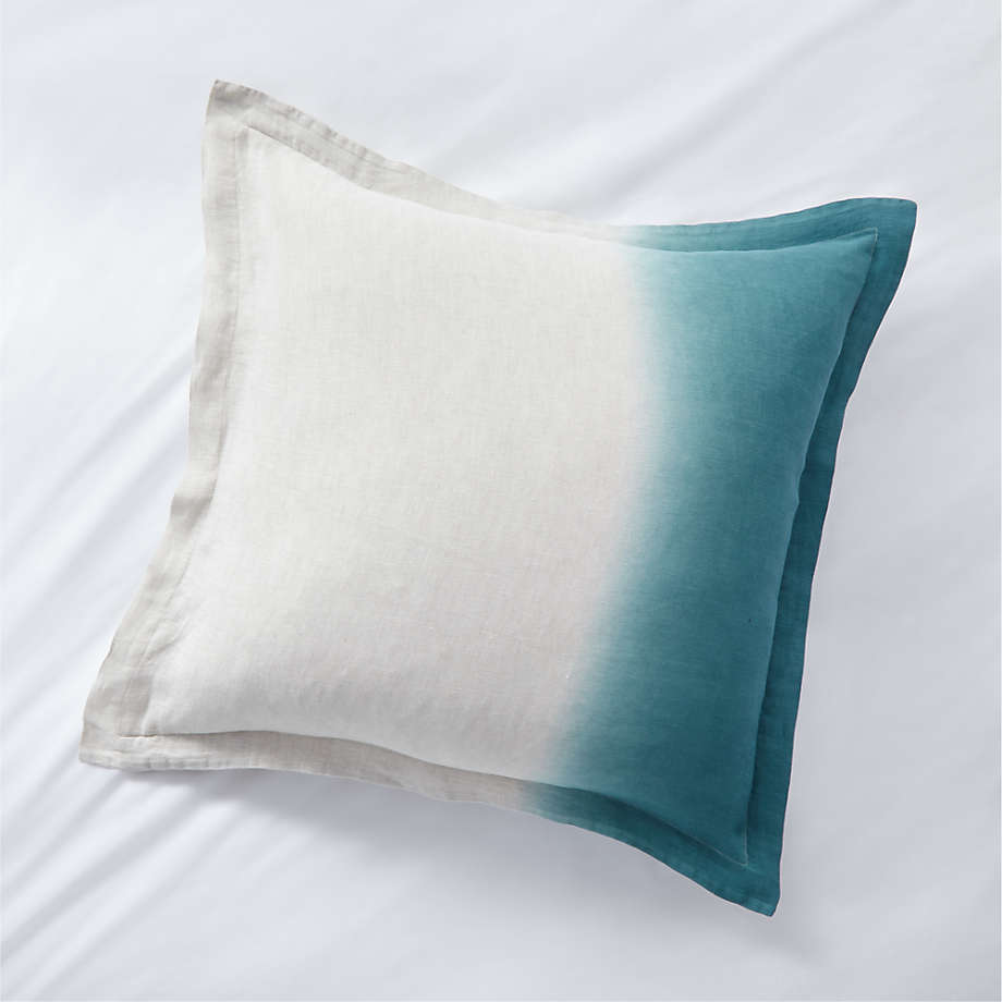 White Washed Linen Euro Sham – Megan Molten