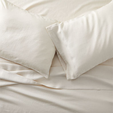 View Pure Linen Natural Queen Sheet Set details