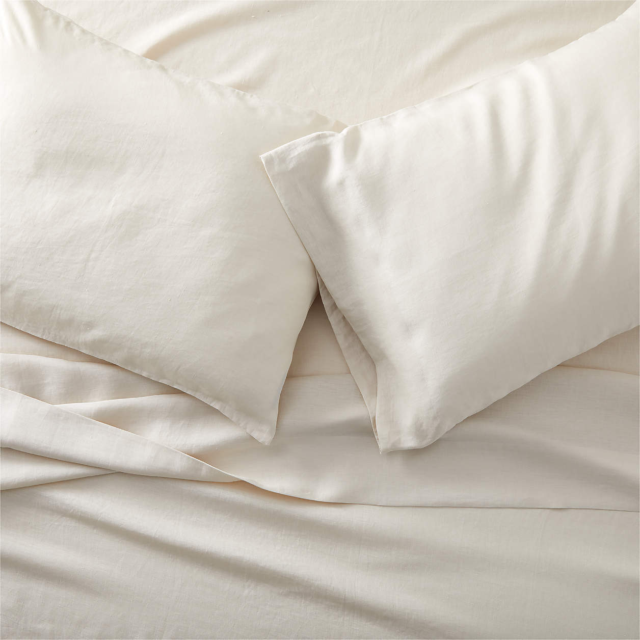 Pure Linen Natural Sheet Sets Crate & Barrel Canada