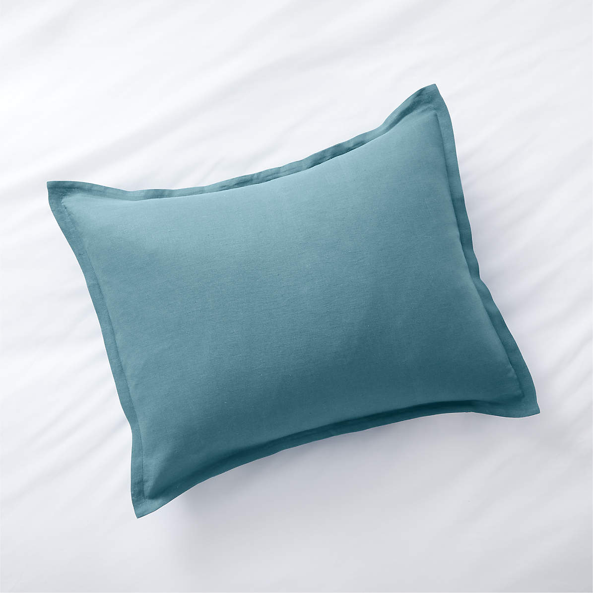 teal pillow sham