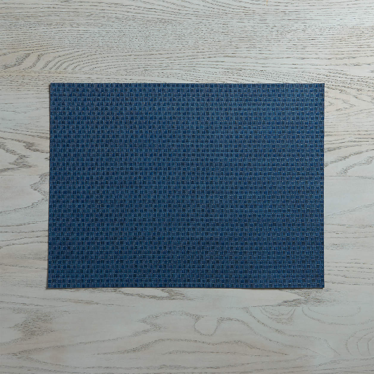 Chilewich Purl Blue Vinyl Placemat + Reviews Crate & Barrel