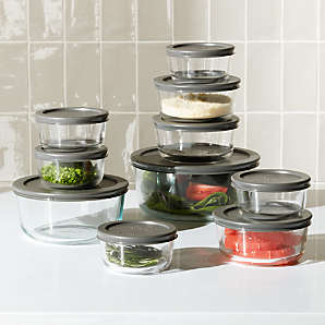 Glass Containers: Airtight, With Lids & More