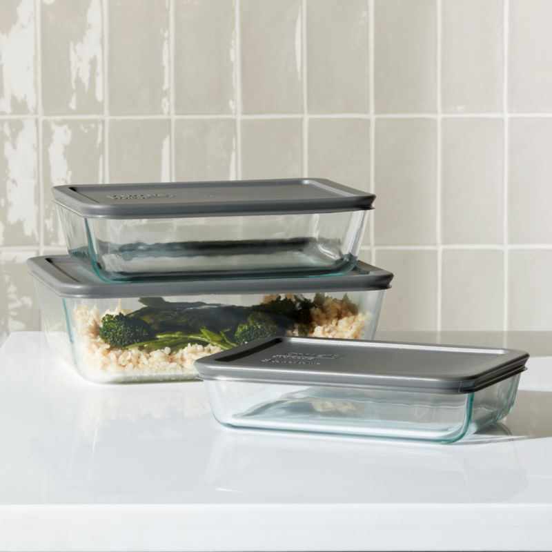 Pyrex ® 6-Piece Rectangular Storage Set