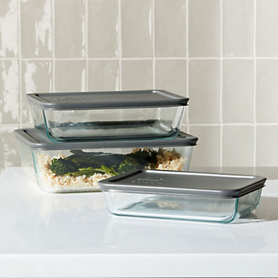 View Pyrex ® 6-Piece Rectangular Storage Set details