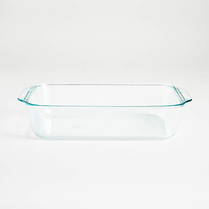 8-Piece Deep Glass Baking Dish Set with Plastic lids,Rectangular