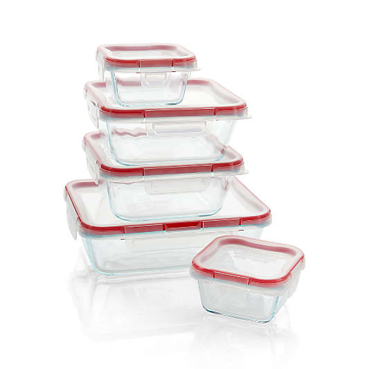 Pyrex ® Freshlock Glass 10-Piece Food Storage Set
