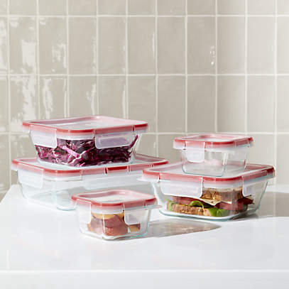Freshlock 10-Piece Food Storage Set with Lids, Pyrex