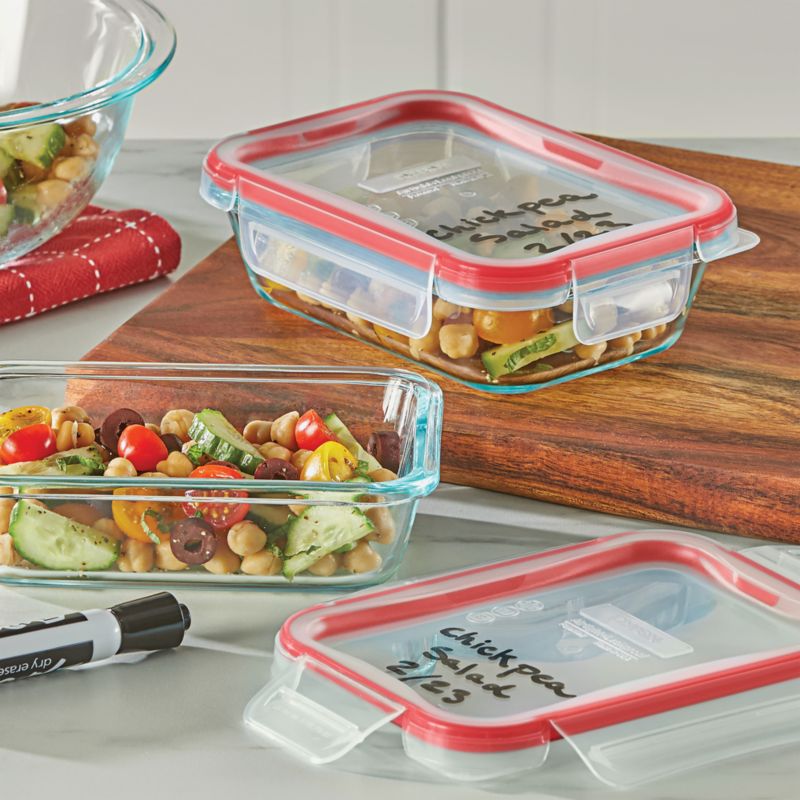 Pyrex Freshlock 2-cup Rectangular Glass Food Storage Container with Plastic Lid - image 1 of 2