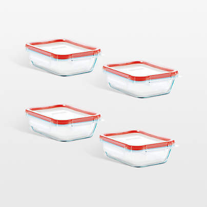 Pyrex Freshlock 2-cup Rectangular Glass Food Storage Container with Plastic Lid