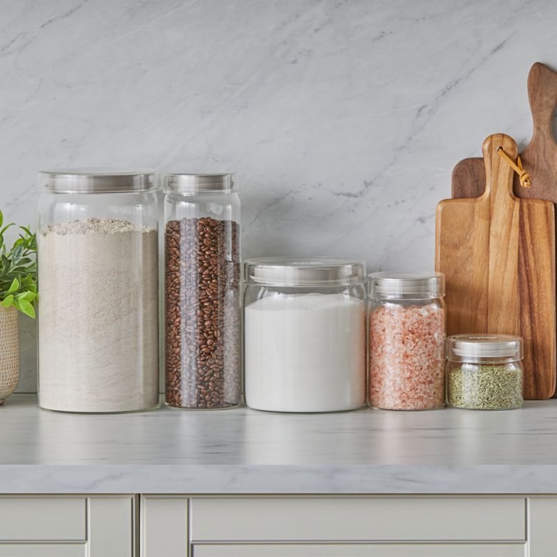 Pyrex Glass Canisters, Set of 3 - image 2 of 3